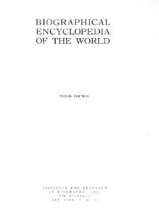 Bibliographical encyclopedia of the world