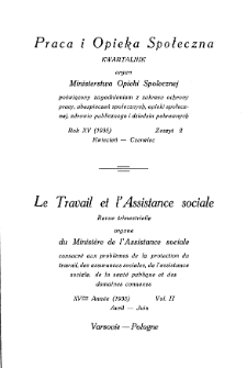 Praca i Opieka Społeczna : 1935, nr 2
